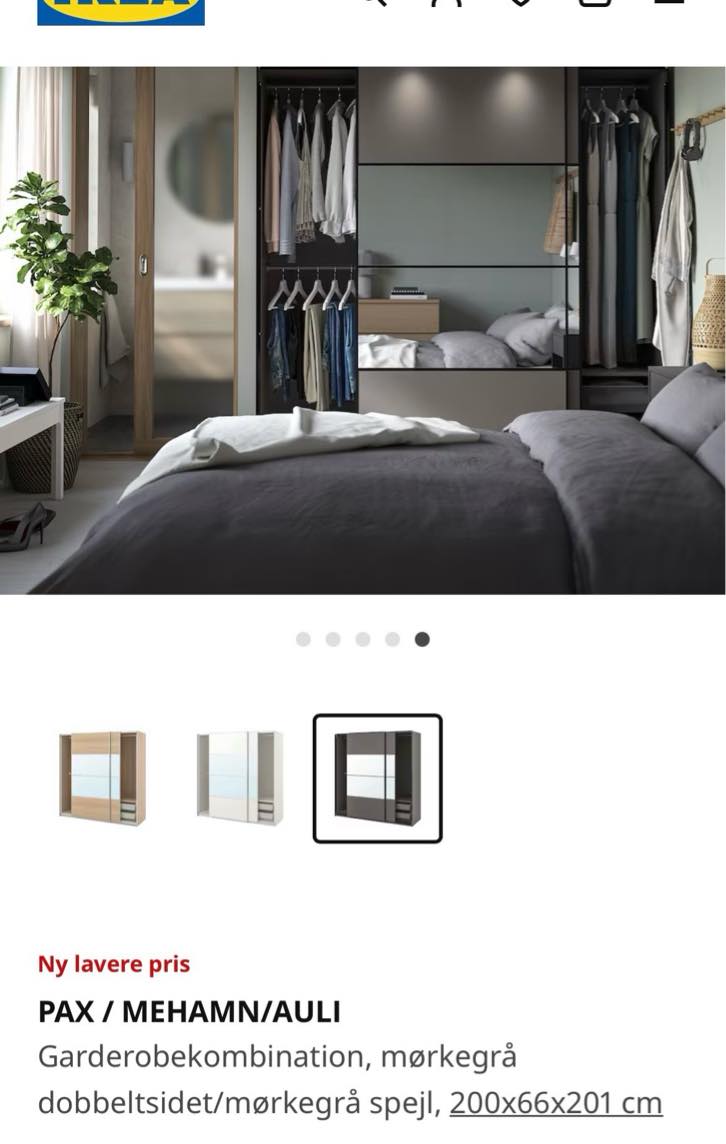 Hobro. Montering af IKEA PAX skab