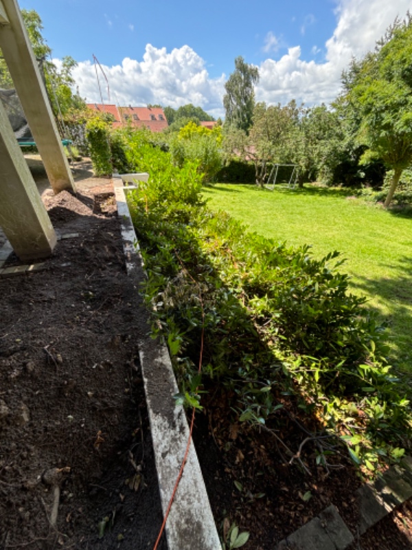 Fjerne hæk og haveaffald