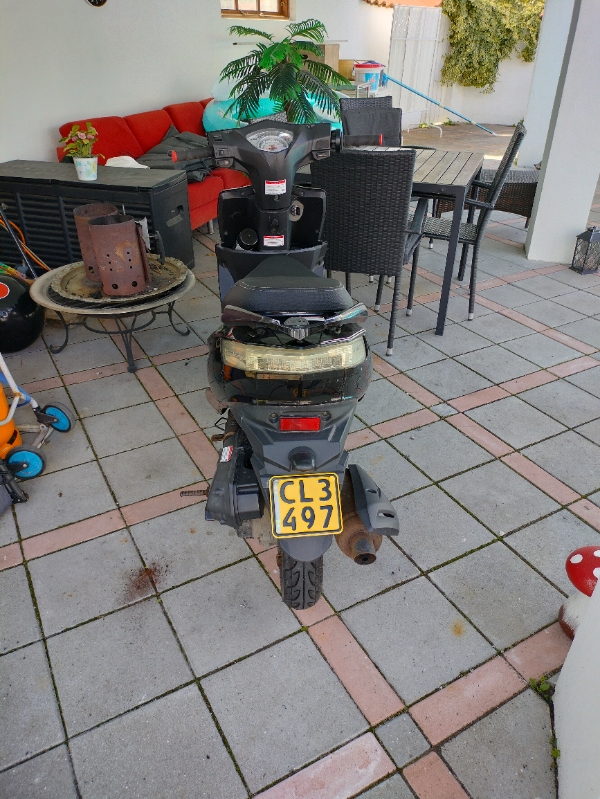 Vi har en knallert, VGA EXPLORA, som ikke kan startes.