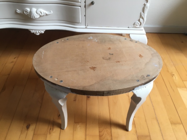 Maling af sminkebord og skammel