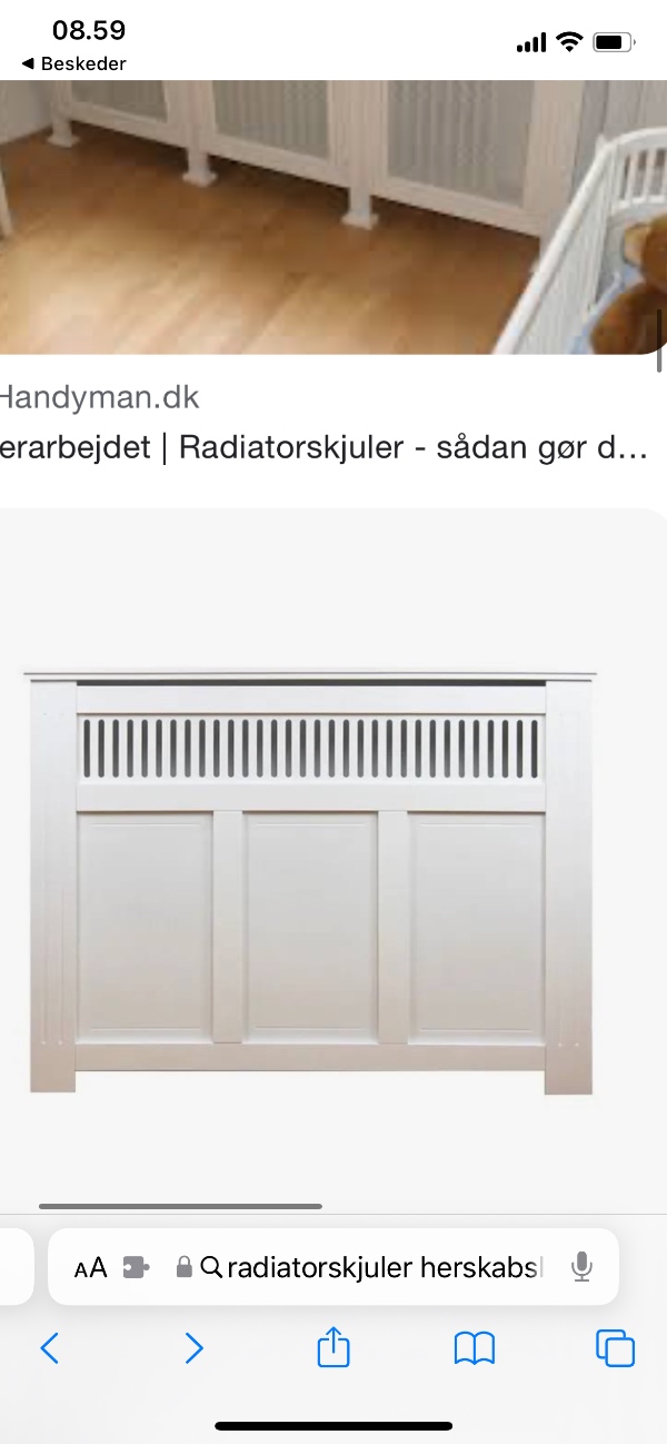 Bygning af radiatorskjuler