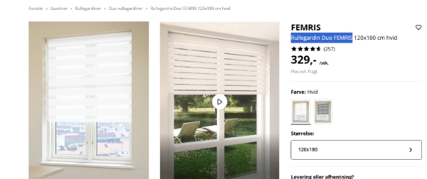 Opsætning af lampe, samlet PAX IKEA klædeskab og ophæng gardiner