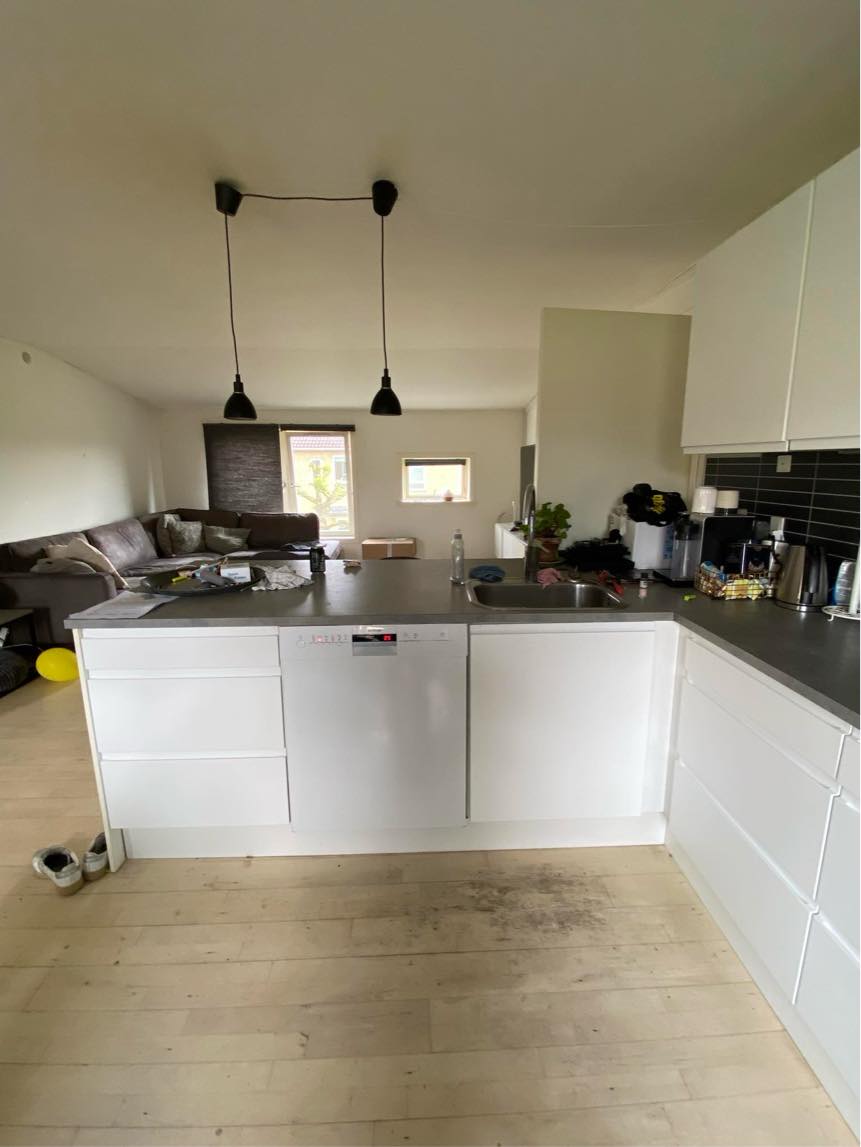 Male stue/køkken alrum