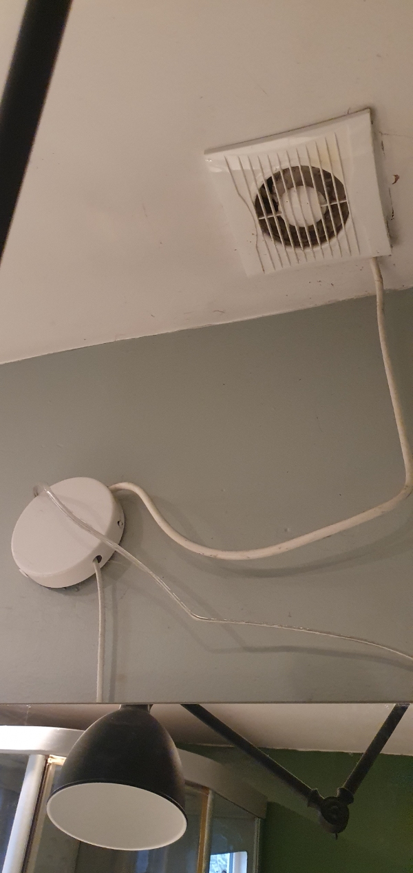 Udtræk i badeværelset er holdt op med at virke