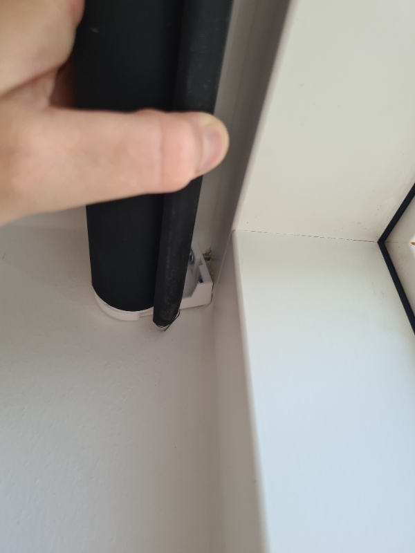 Opsætte et rullegardin