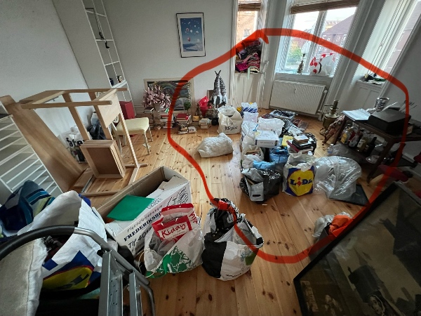 Rydning af lejlighed