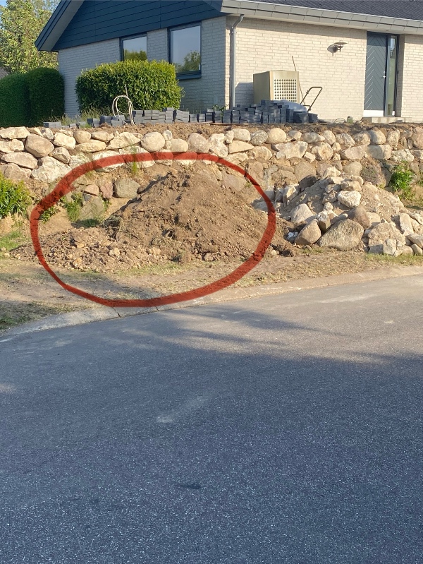 Afhentning af jord i Greve