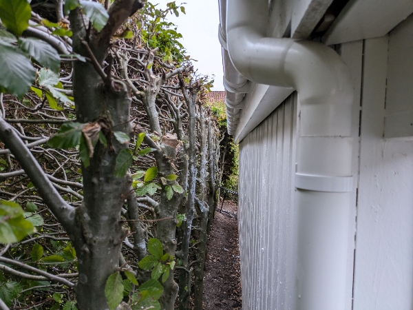 Musesikring af isoleret skur