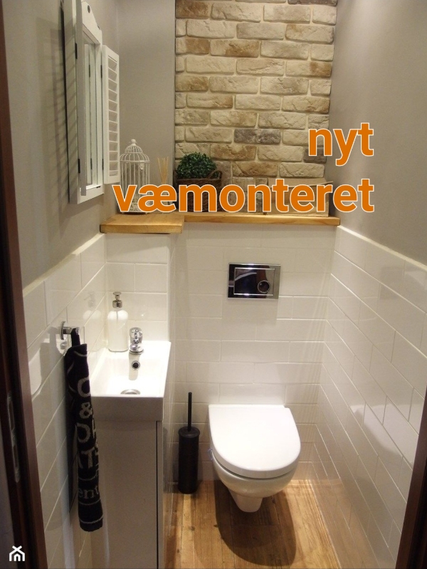 Skifte til vægmonteret kommode