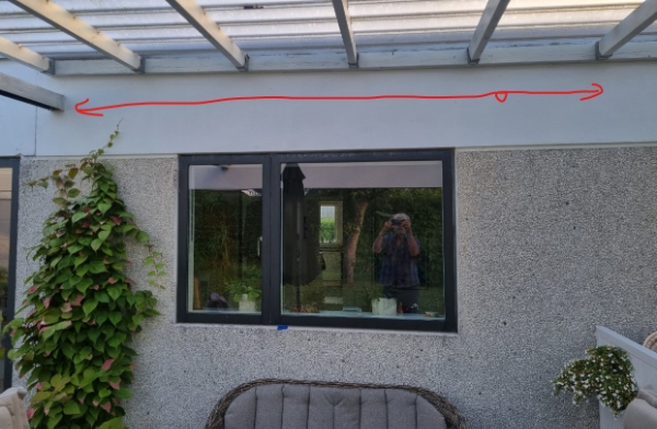 Opsætning af markiser på jernbeton