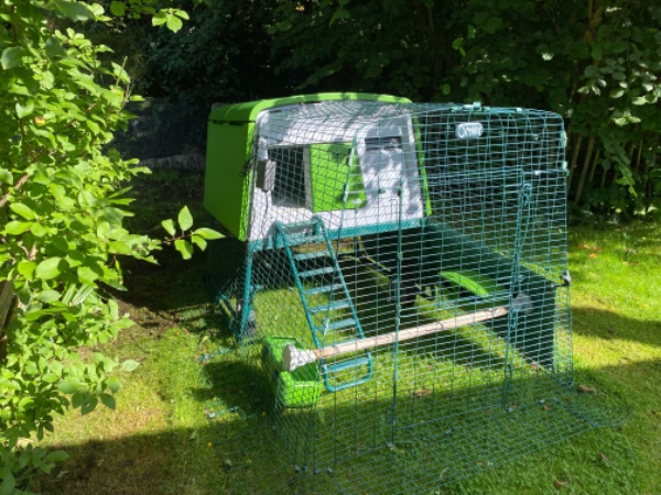 Afhentning af hønsehus i Hornbæk