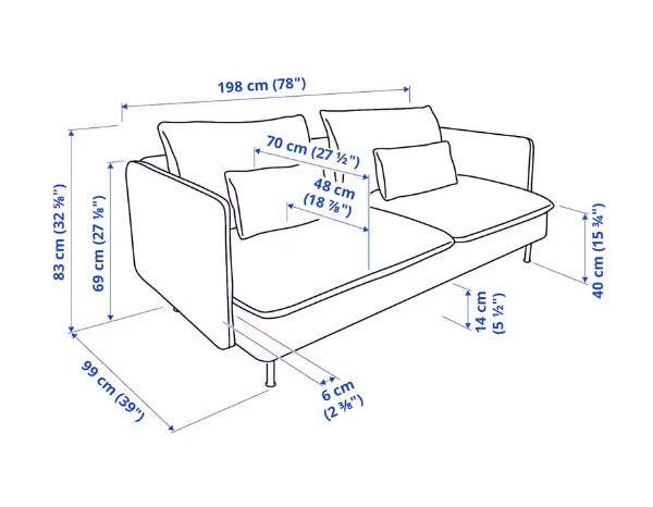 Afhenting af to møbler / sofa moduler på Østerbro samt Valby til Valby