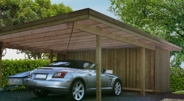 Opsætning af 10m2 skur - Materialer er købt