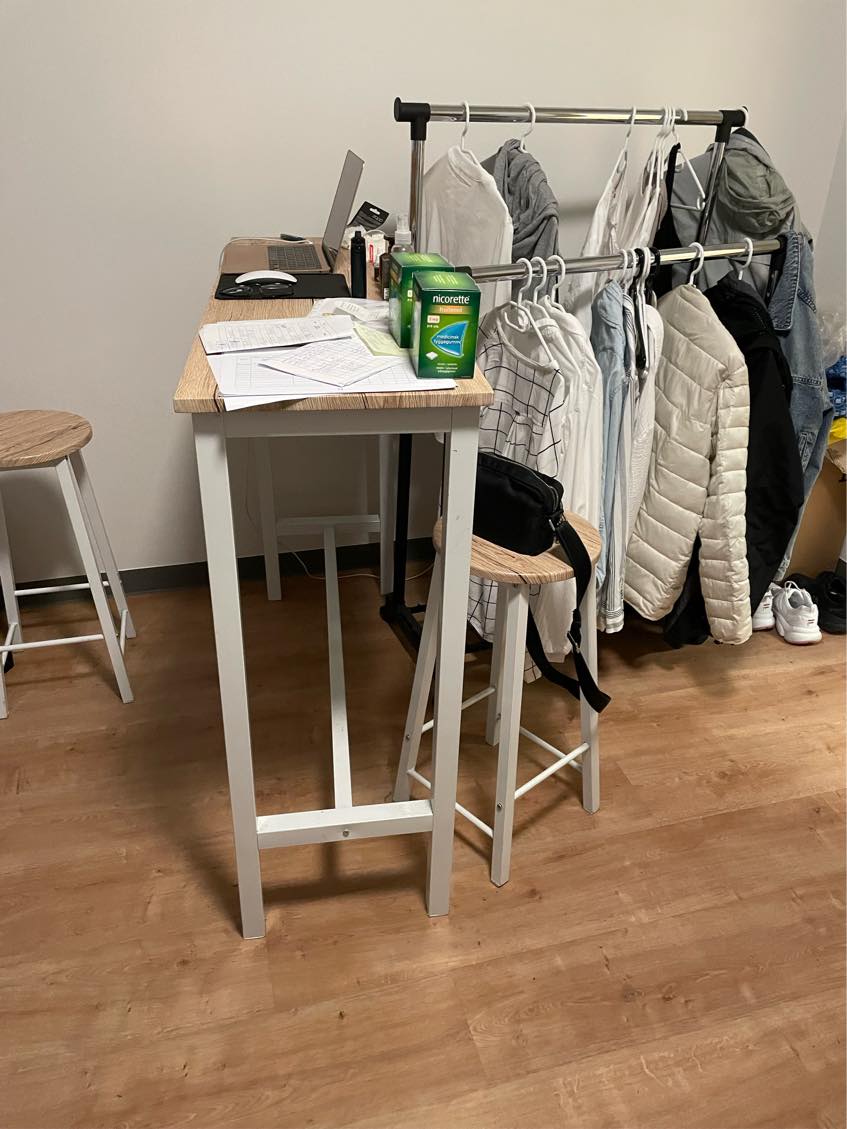 Flytte fra en værelse til en lejlihed
