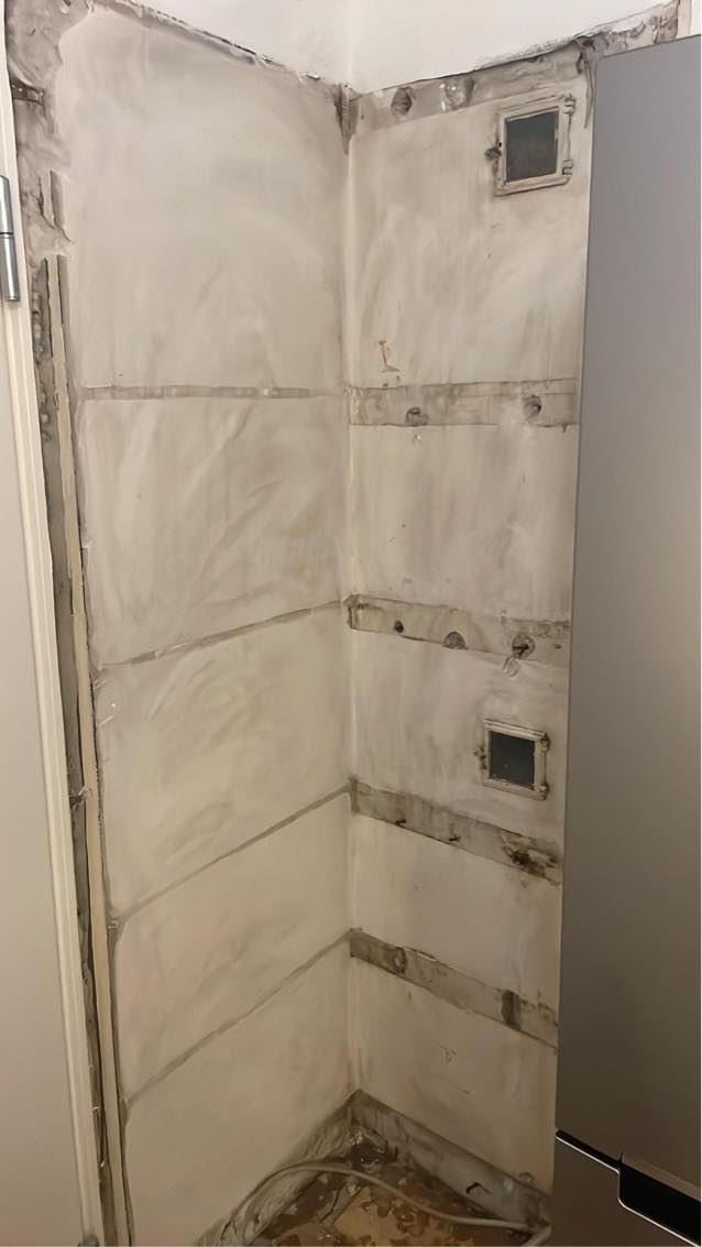 Fikse væg i køkken