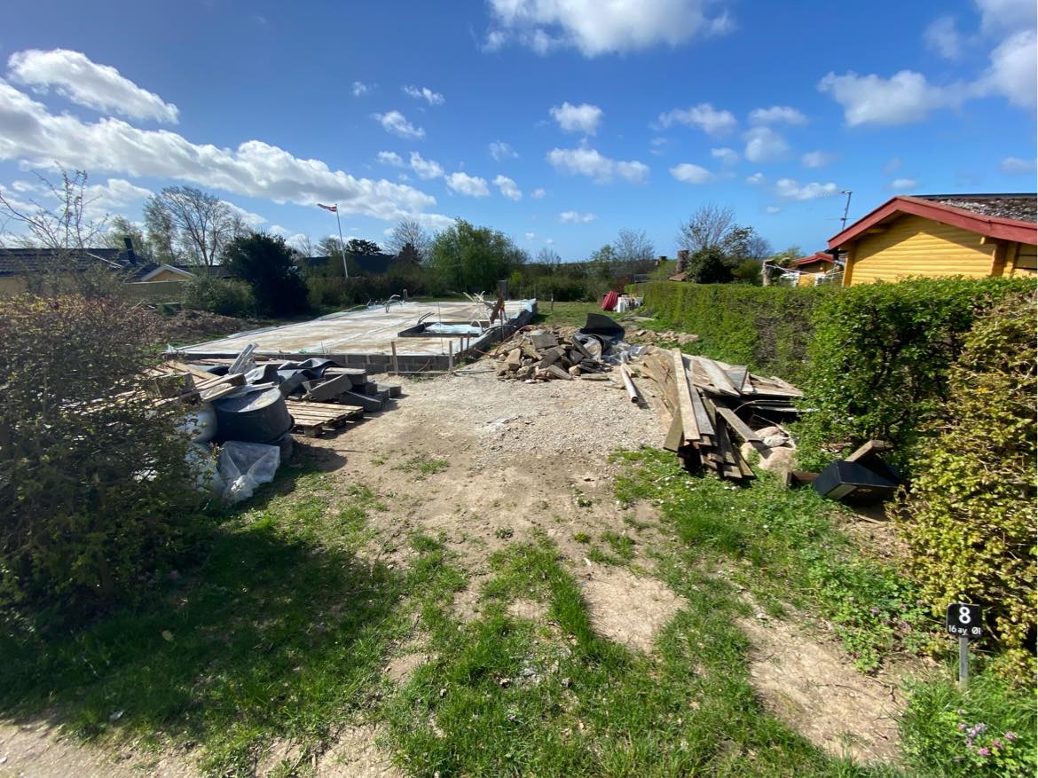 Affald på genbrugspladsen