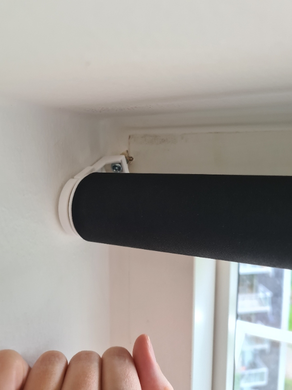 Opsætte et rullegardin