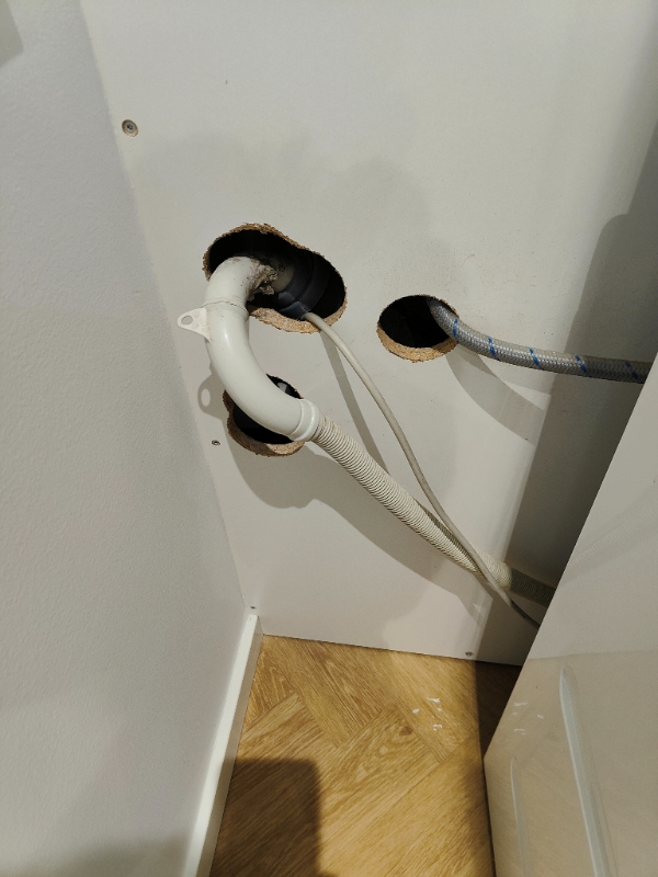 Install washing machine