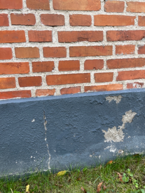 Reparation af sokkel og murværksfuger