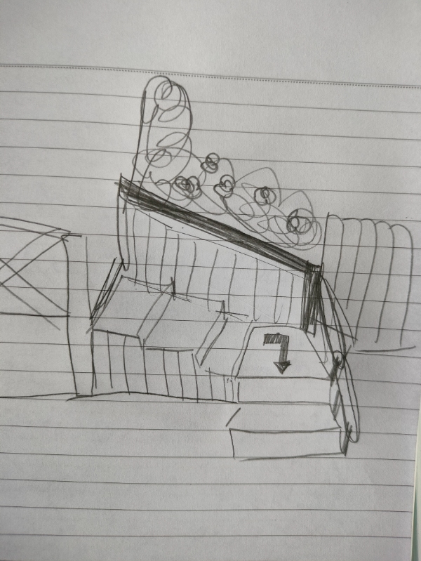 Lille trætrappe til terrasse ønskes lavet.