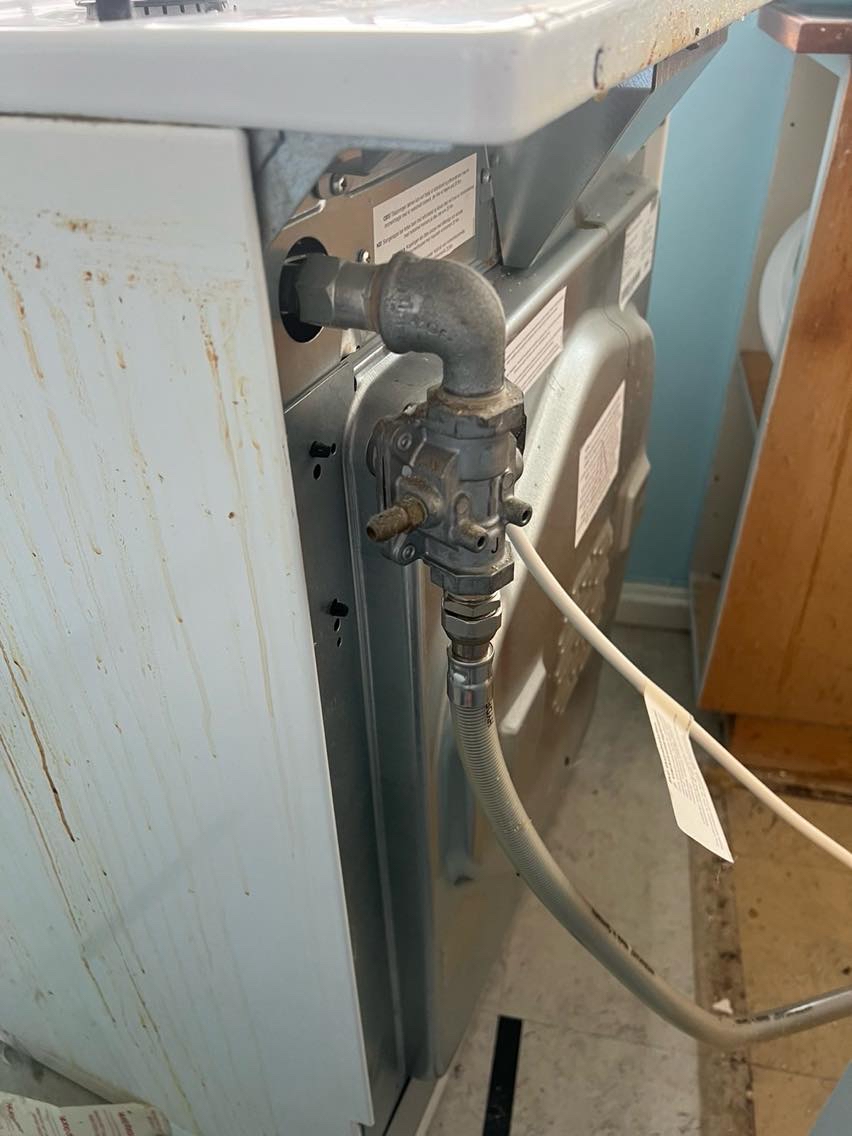 Afmontering af komfur med gaskogeplader