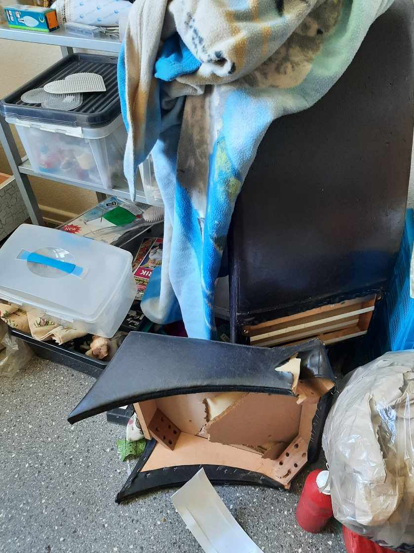 Kørsel og ned bering til lossepladsen