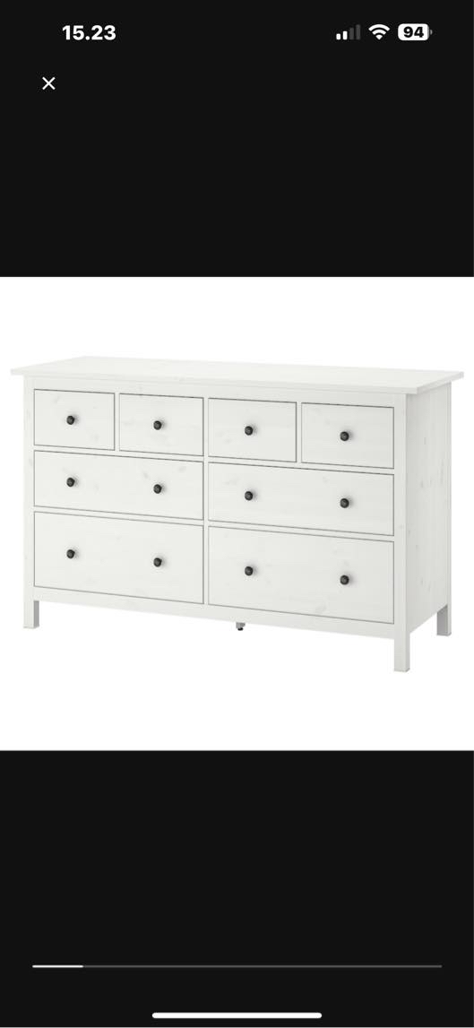 Jeg skal have samlet en kommode og et skoskab