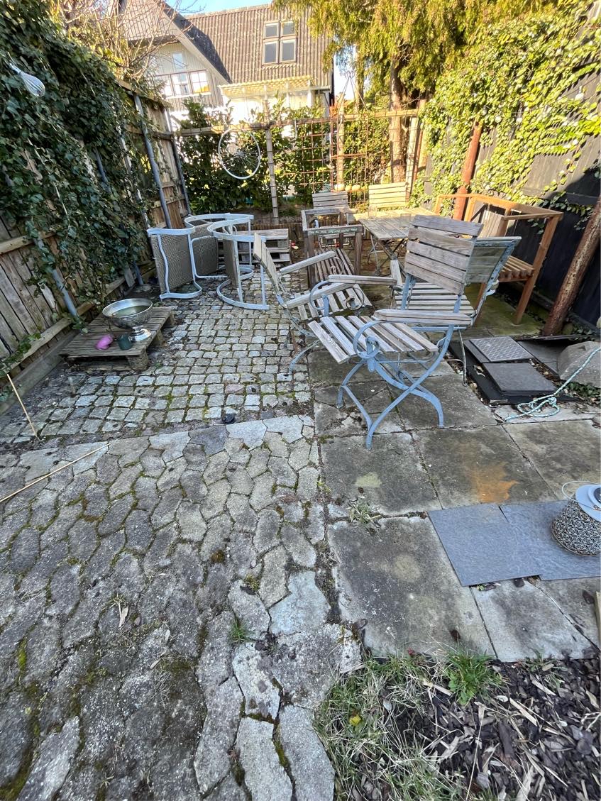 Fritstående træterrasse