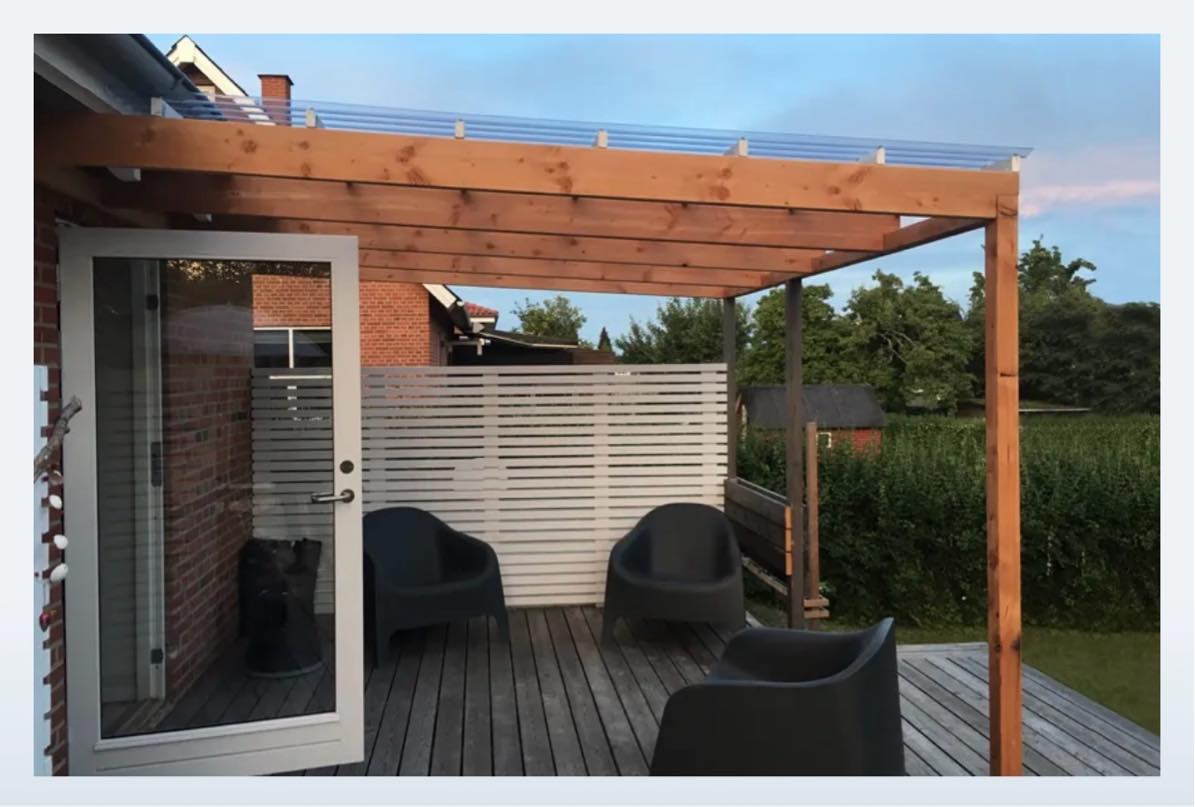 Jeg vil dække terrasse med træ