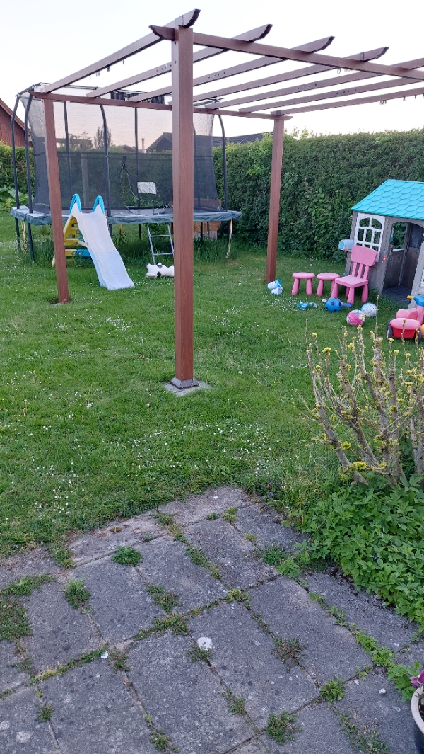 Genanlægning af fliseterrasse