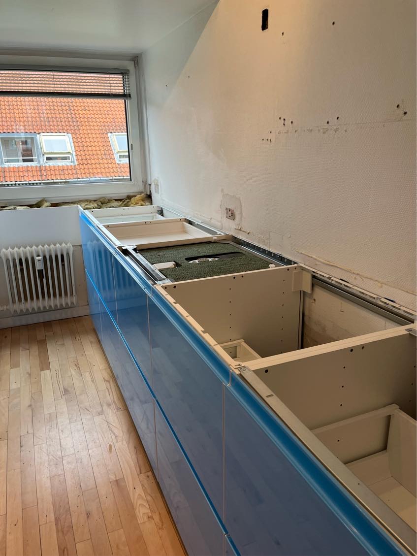 Tilslutning af opvaskemaskine