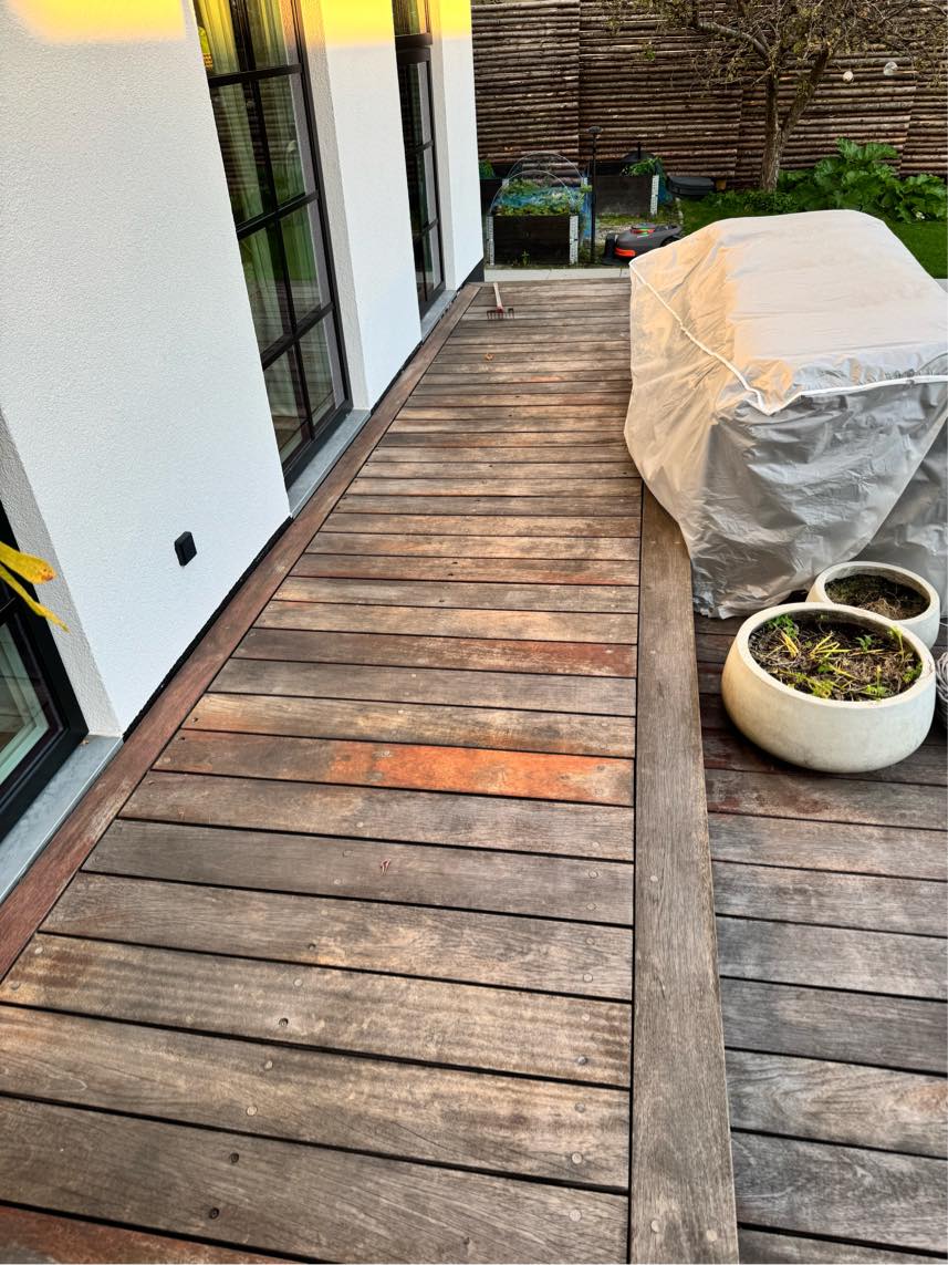 Færdig proppe terrasse