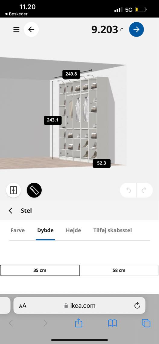 Samle ikea skab