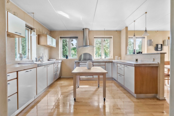 Maling af 205 kvm tomt hus (loft+vægge)