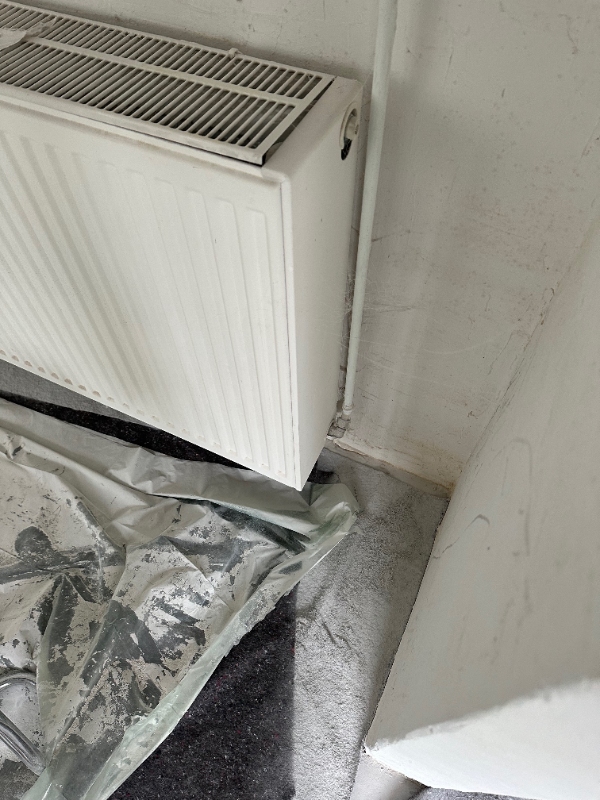 Afmontering af radiator