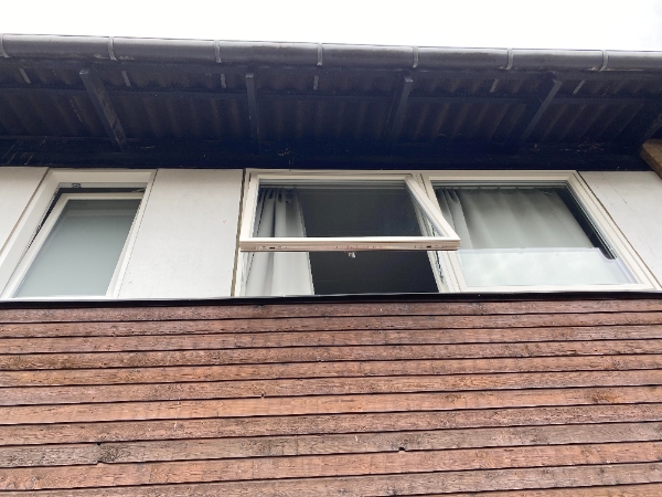 Montering af fuglenet/fuglegitter