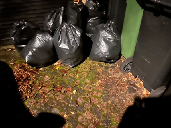 Pick up bulky trash and send to Gentofte trash center