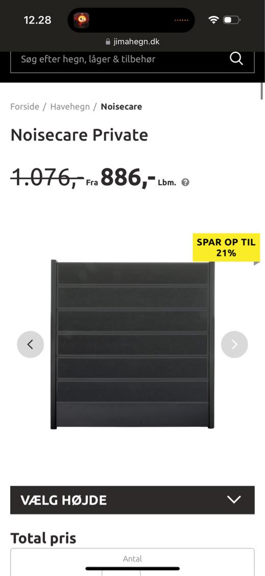 Opsætning af nemt hegn