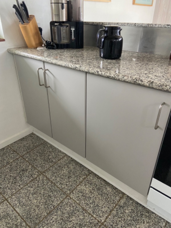 Maling af køkkenlåger - antracitgrå