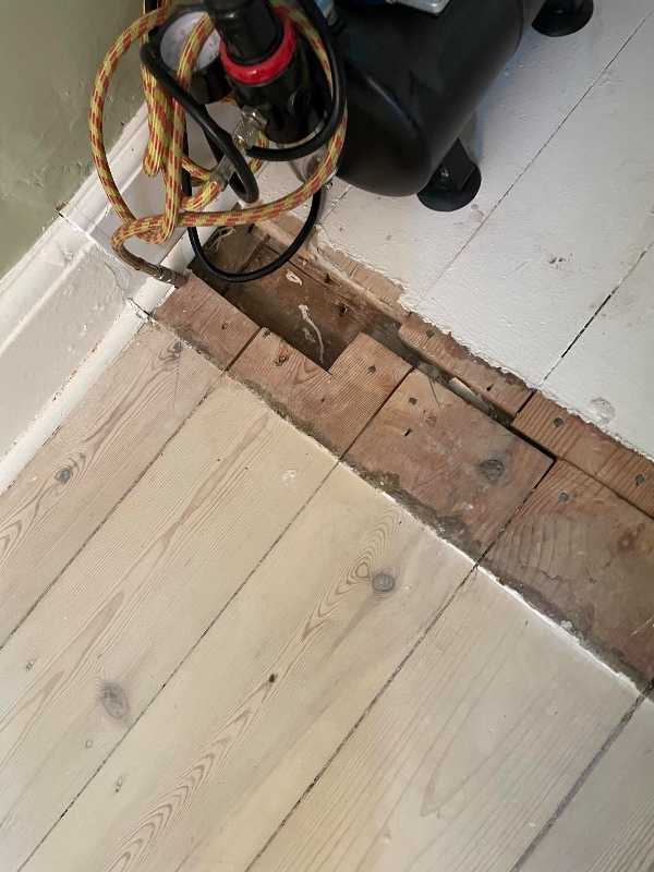 Reparation og slibning af trægulv