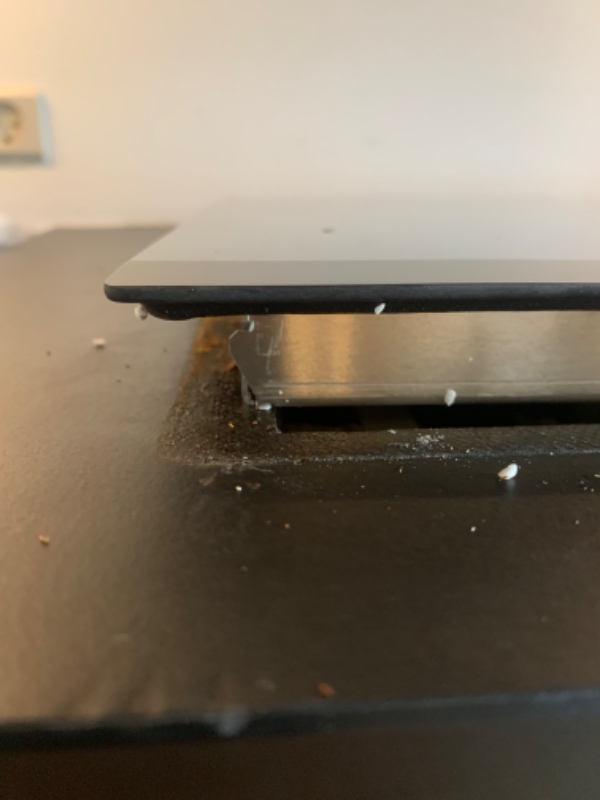 Tilpasse bordplade til induktionskogeplade