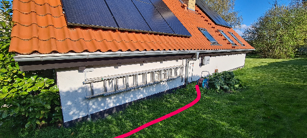 Nedgravning af elkabel til ladebox