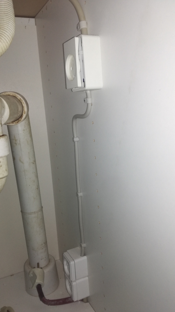 Montering af opvaskemaskine