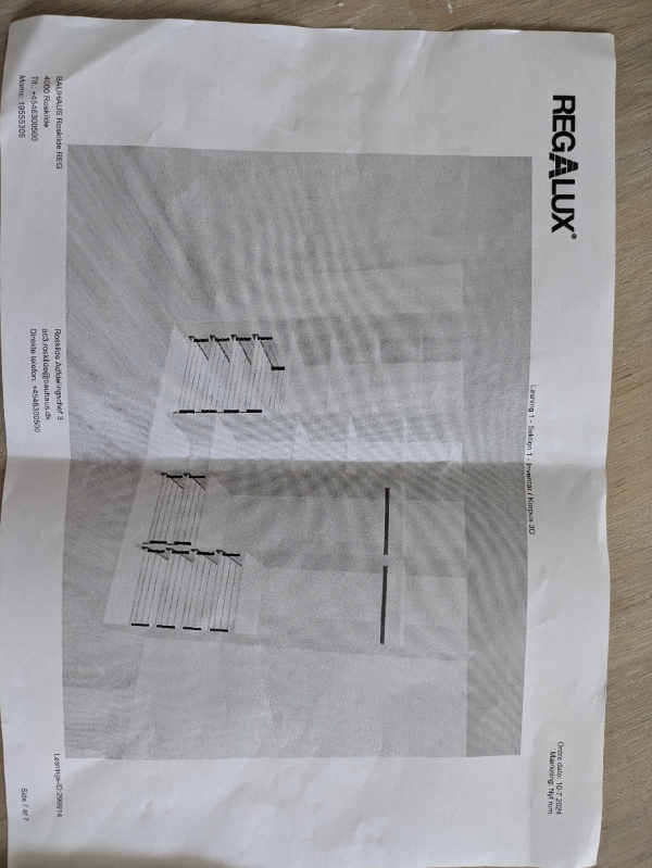 Opsætning af 2 skabe fra Bauhaus på hhv 250 x 245 og 90 x 200