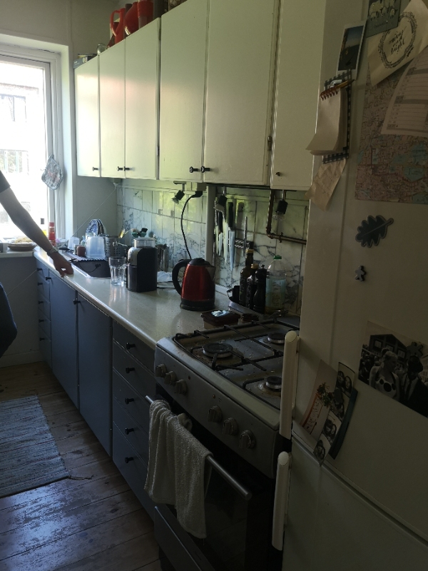 Afmontering af lille køkken