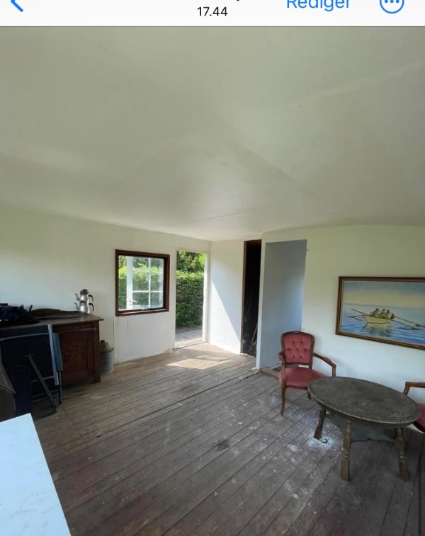 Afhentning af div møbler i kolonihave - til genbrugsstation