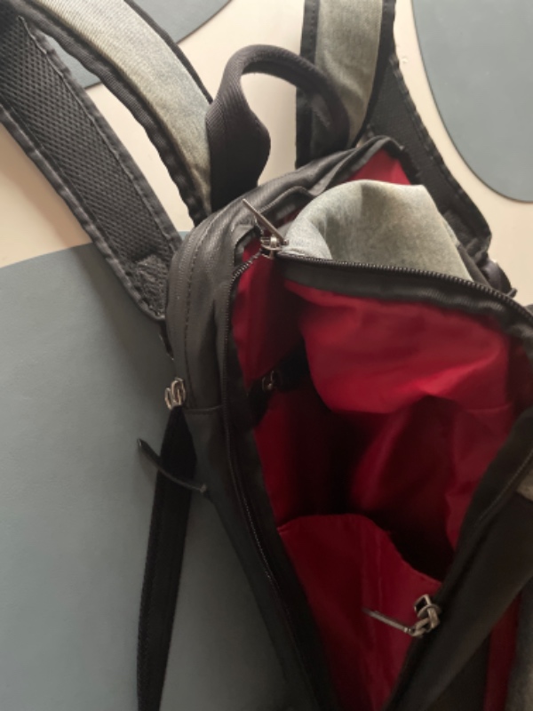 Skifte lynlås i rygsæk