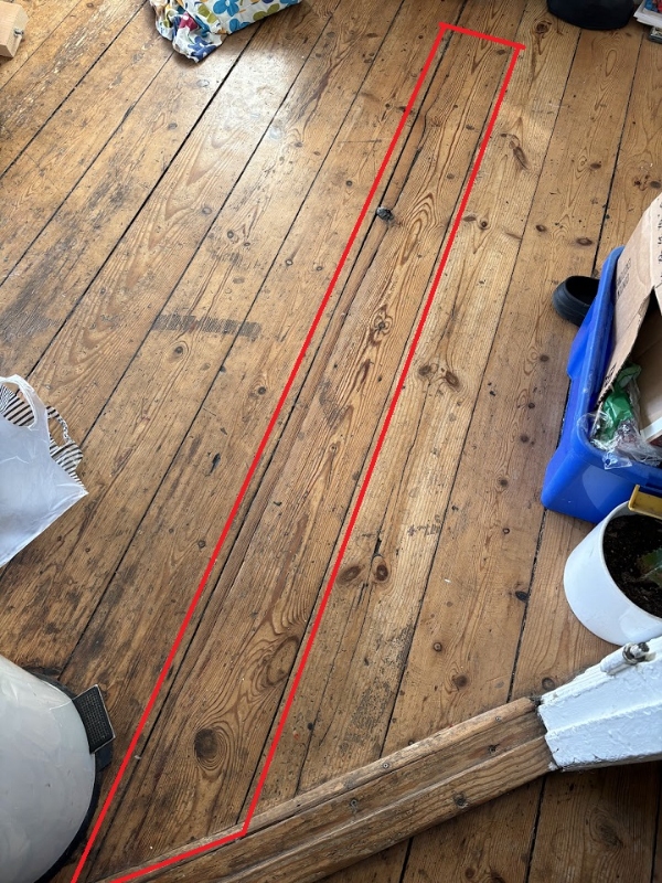 Udskiftning af gulvbræt