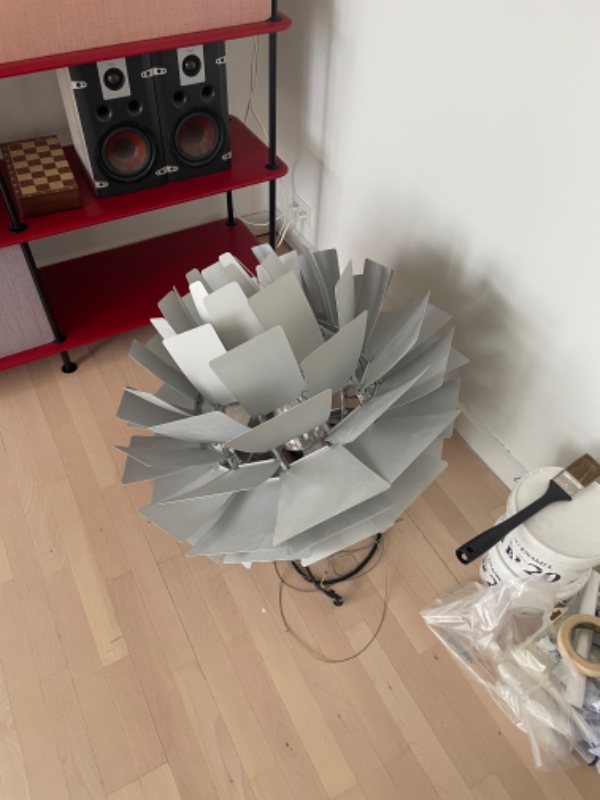 Ophængning af lampe over trappe
