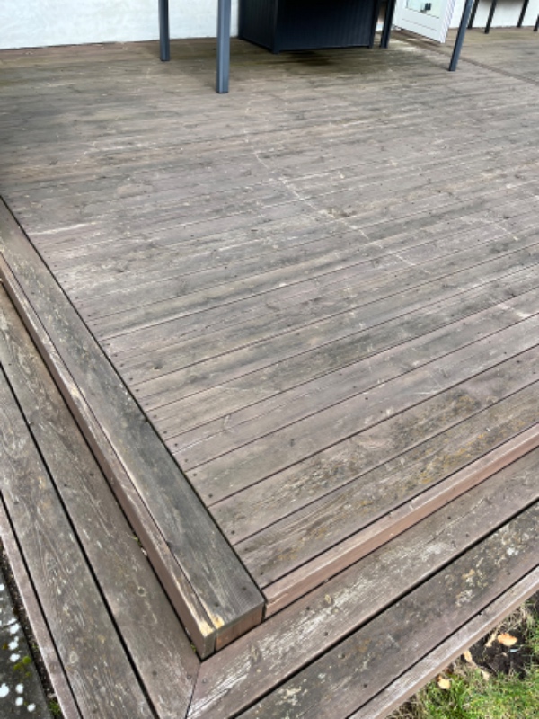 Hjælp til at oliere træterasse